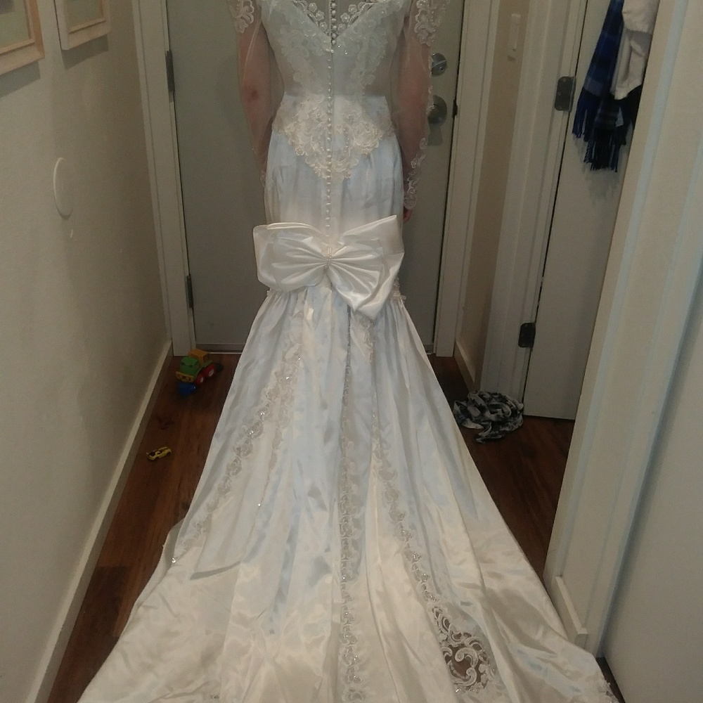 Mary's wedding dress